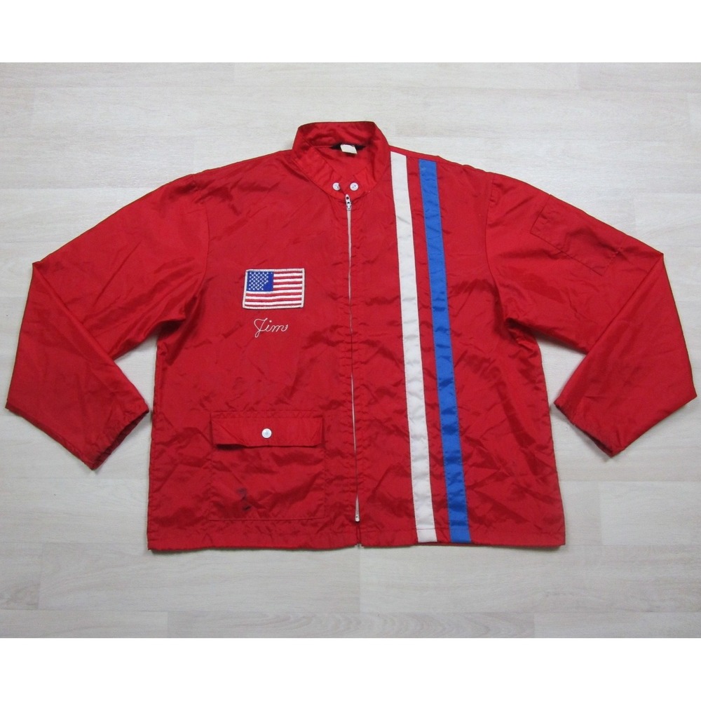 Vintage 60s The 40 & 8 "Jim" Windbreaker Mens (XL) Perry County Ohio WW1 Veteran